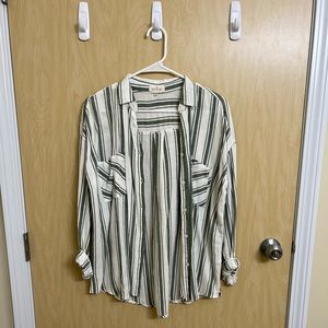 Francesca’s striped button up. Worn once.